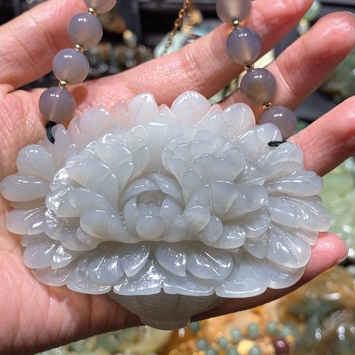 岫玉毛衣链未镶嵌