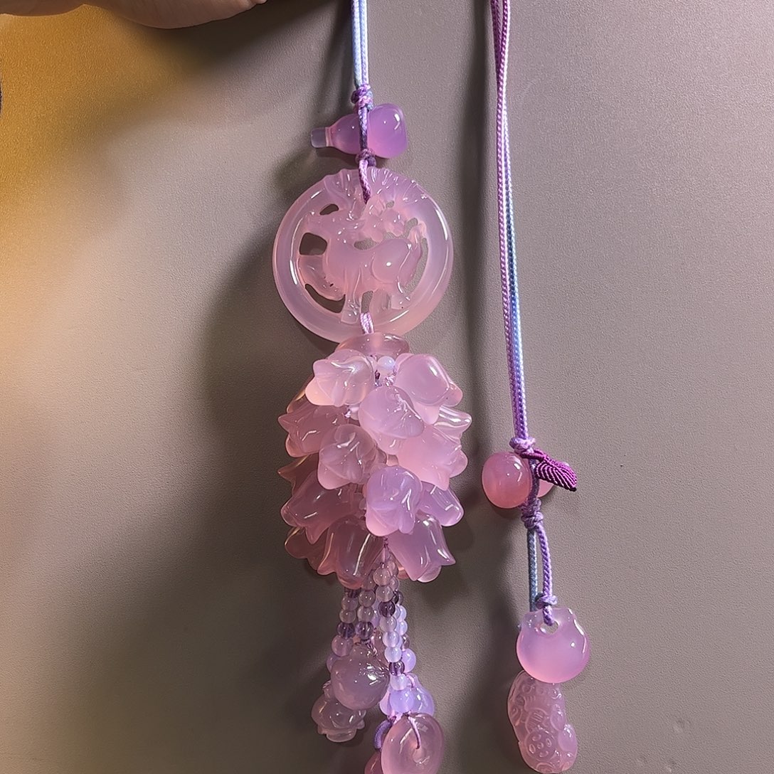 玛瑙/玉髓未镶嵌车挂