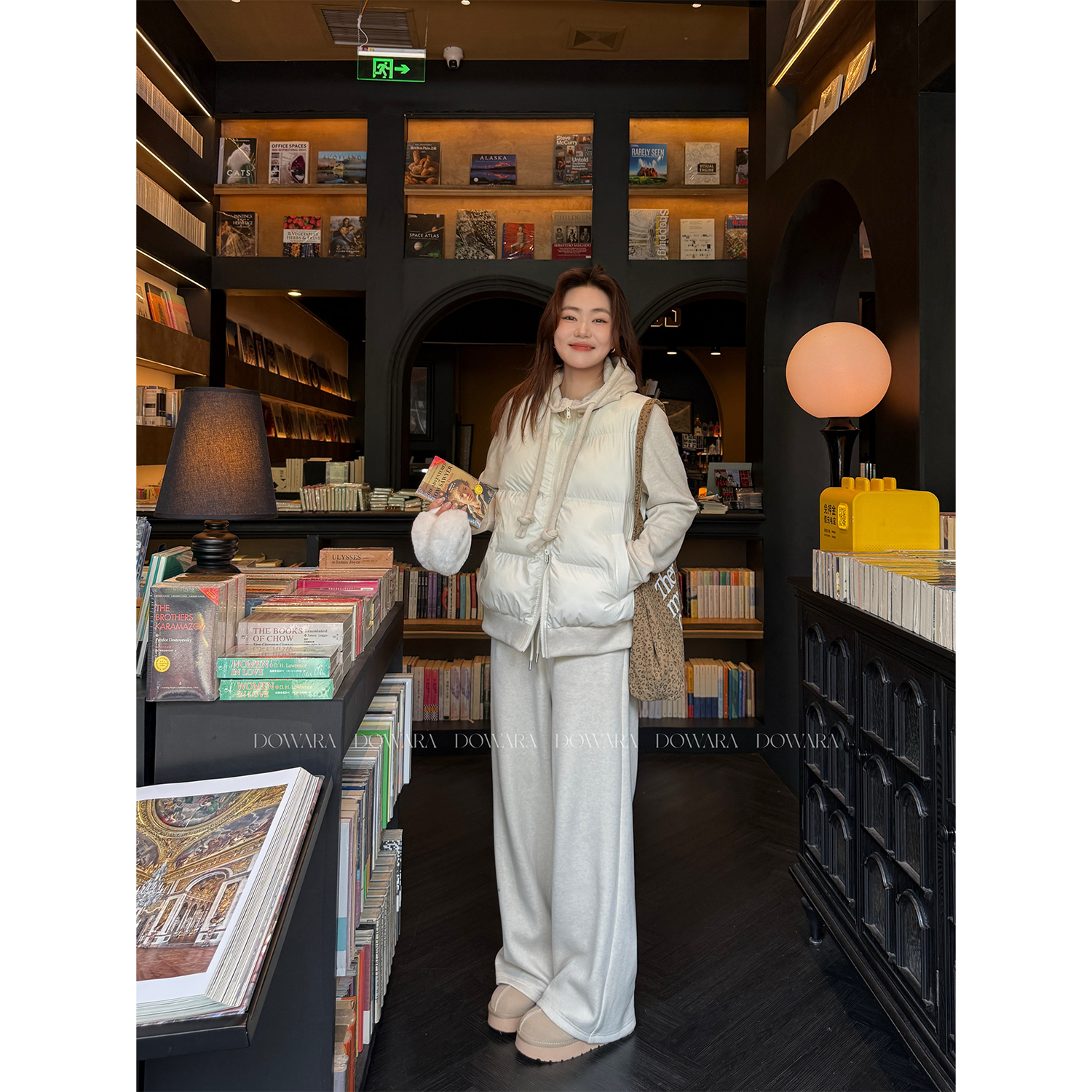 大婉酱微胖定制【双暖界限】冬季加厚松弛感穿搭棉服裤子套装 0500D