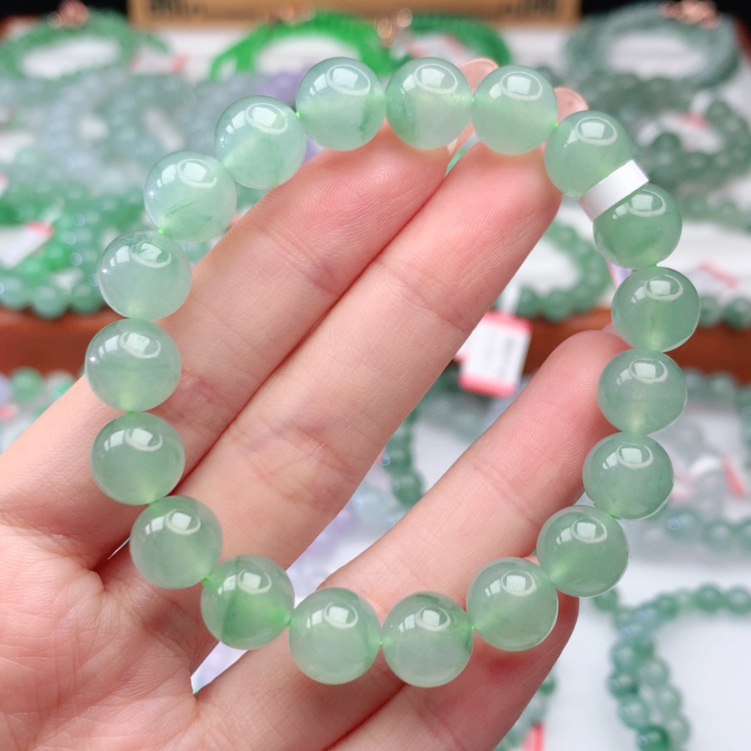 翡翠手链未镶嵌翡翠10mm