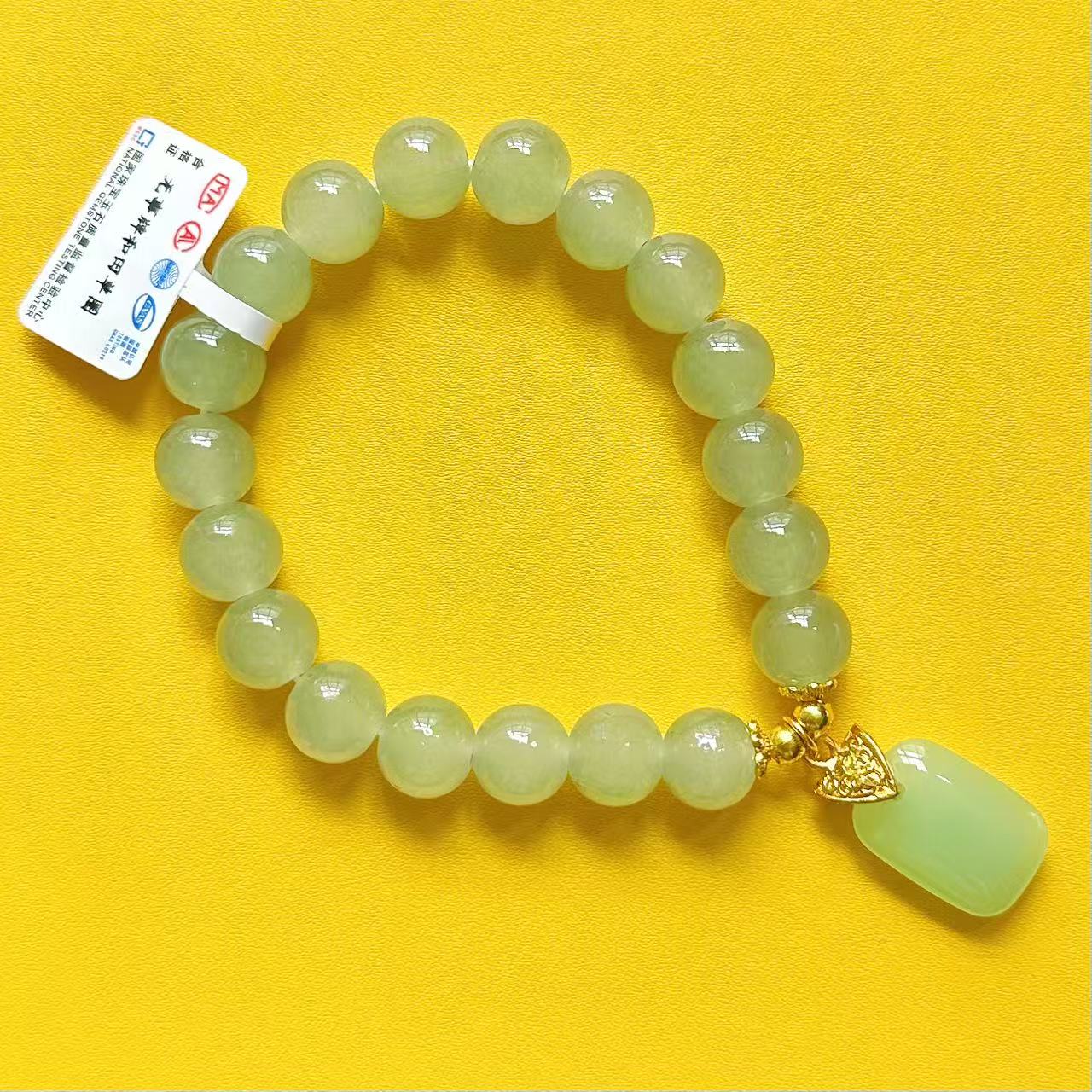 晴水和田玉手链—-1279