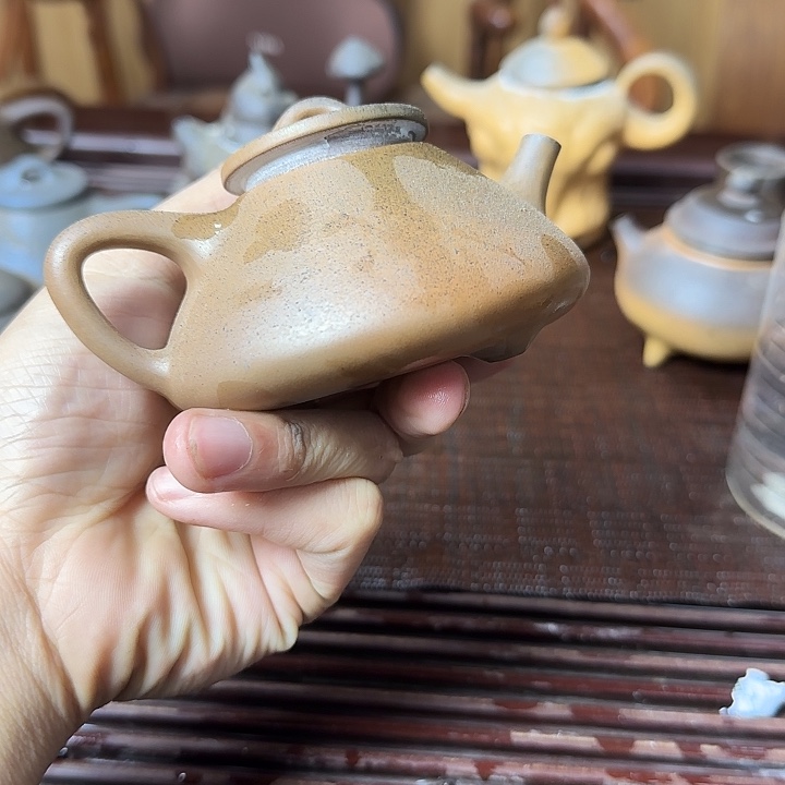 H***J茶壶紫砂坭兴陶柴烧