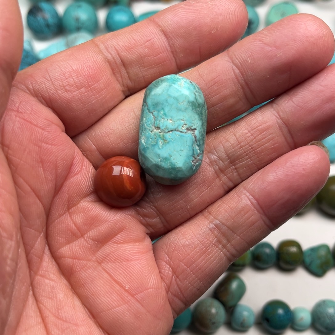 玛瑙/玉髓未镶嵌吊坠(不含链)27*17*9.5mm