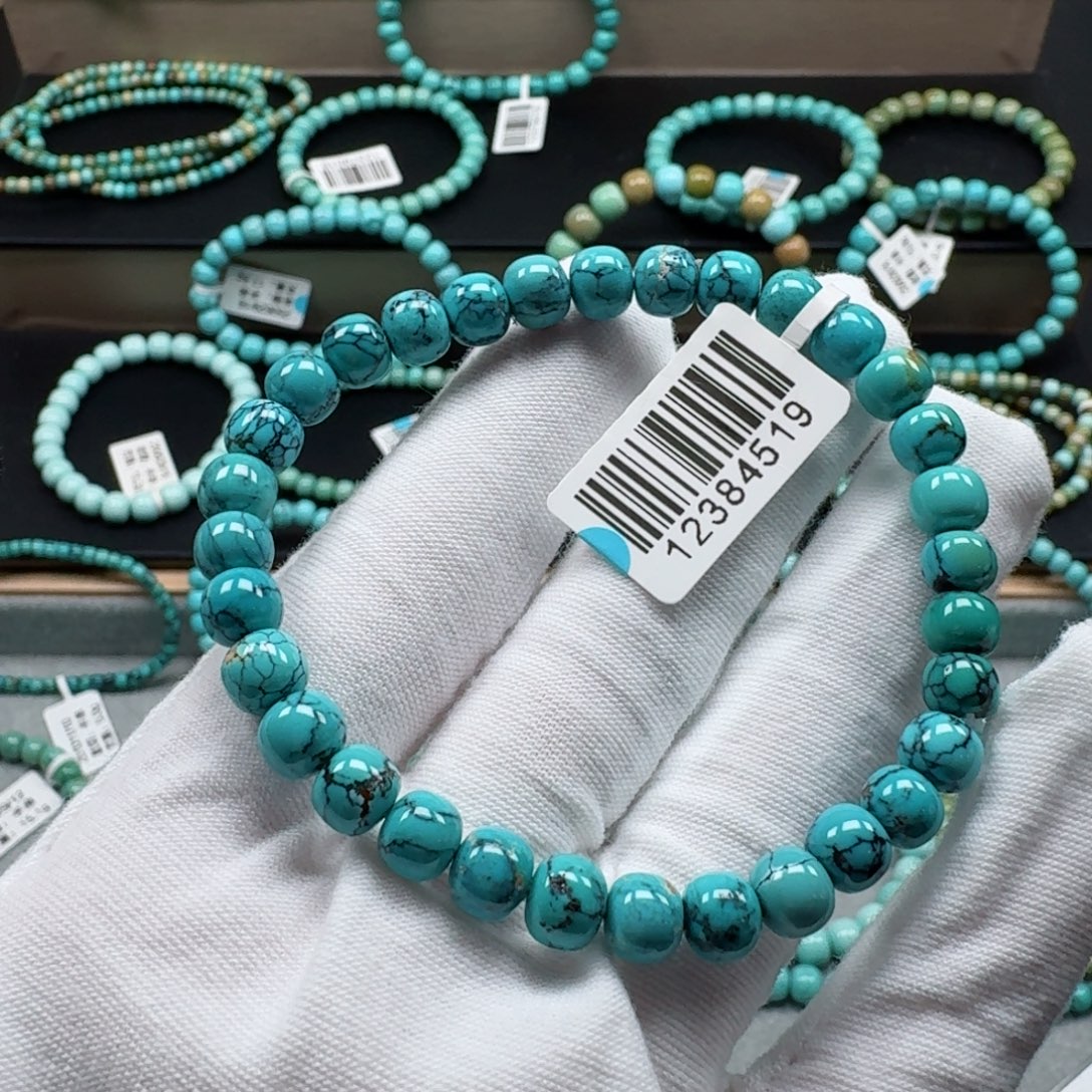 绿松石未镶嵌挂件