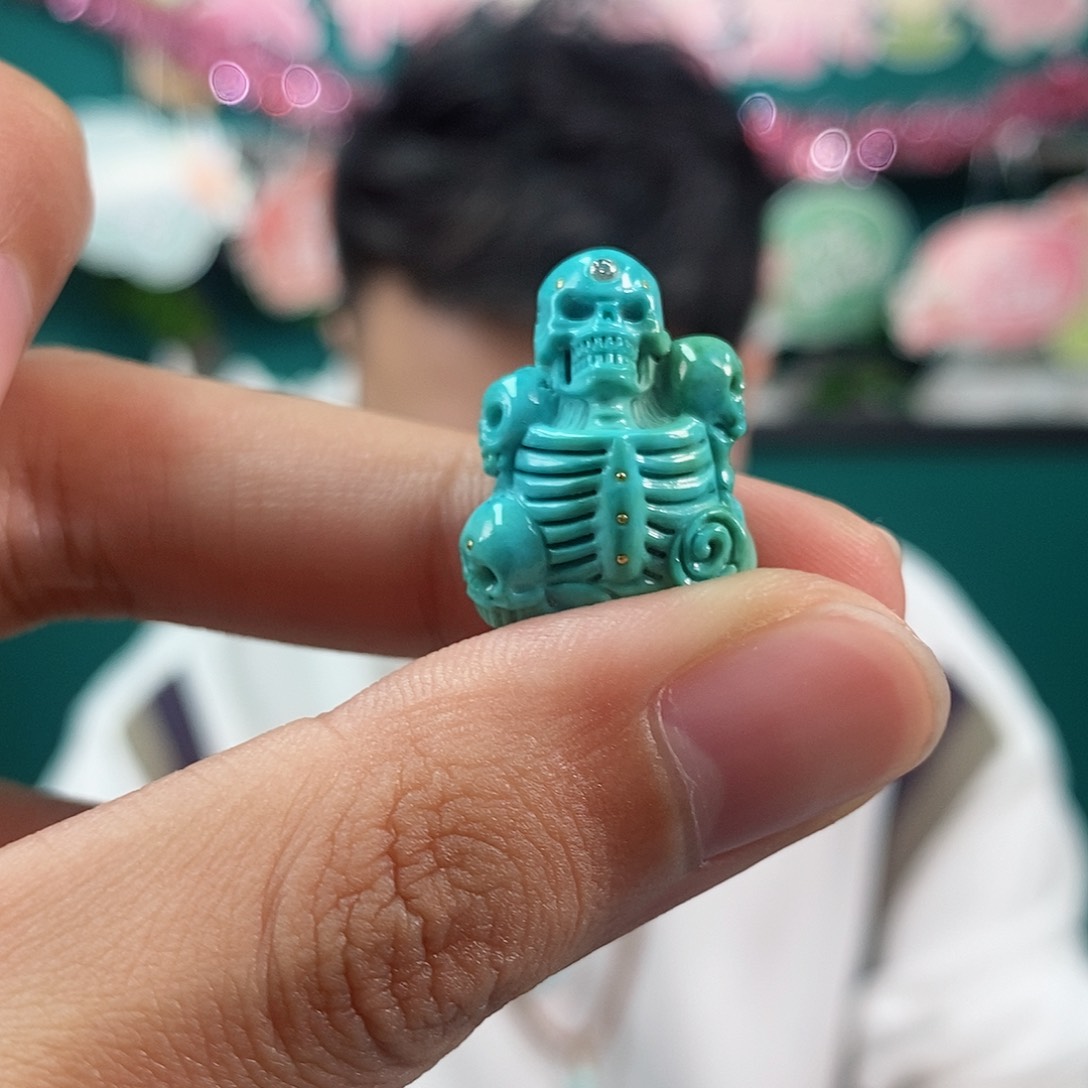 绿松石珠宝奇石未镶嵌