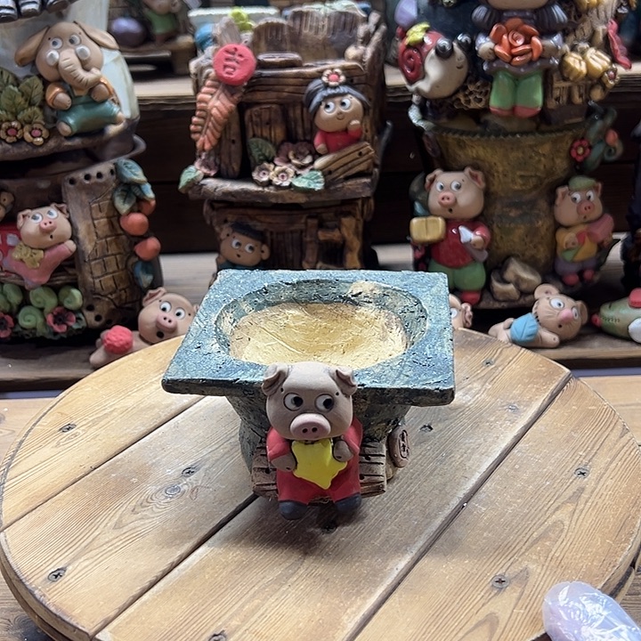 嘻哈多肉花盆百搭