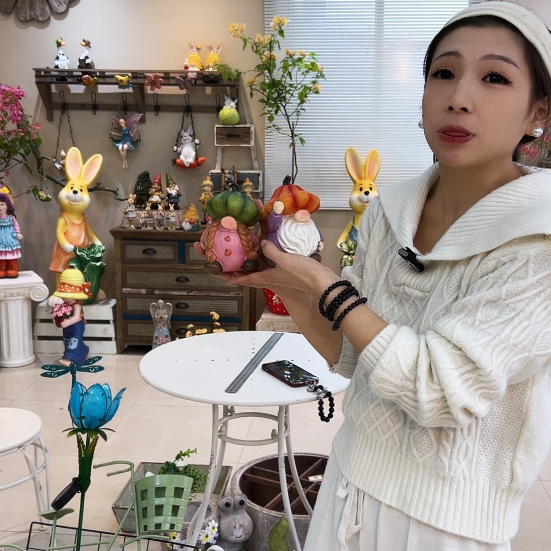 花园摆件红红火火