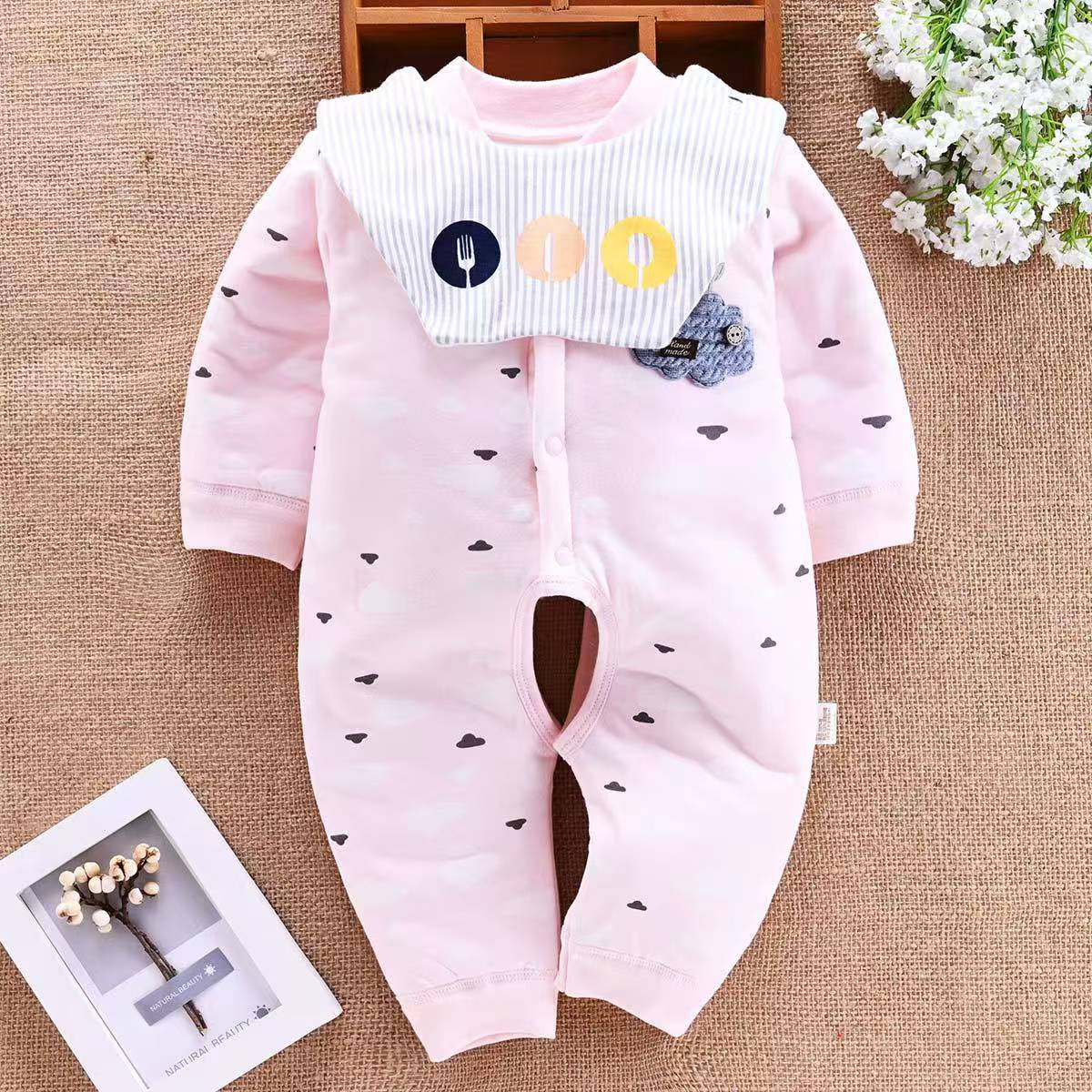 扣号链接3宝宝哈衣连体（以直播间展示为准，非直播间下单无效）