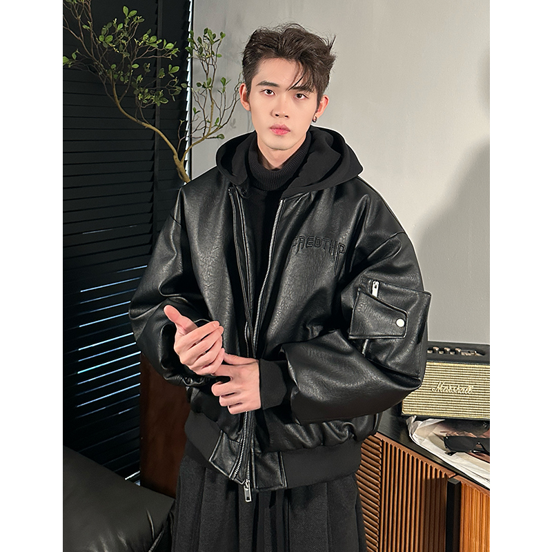 【国标90白鸭绒】【男女都能穿】冬季男士帅气连帽羽绒服