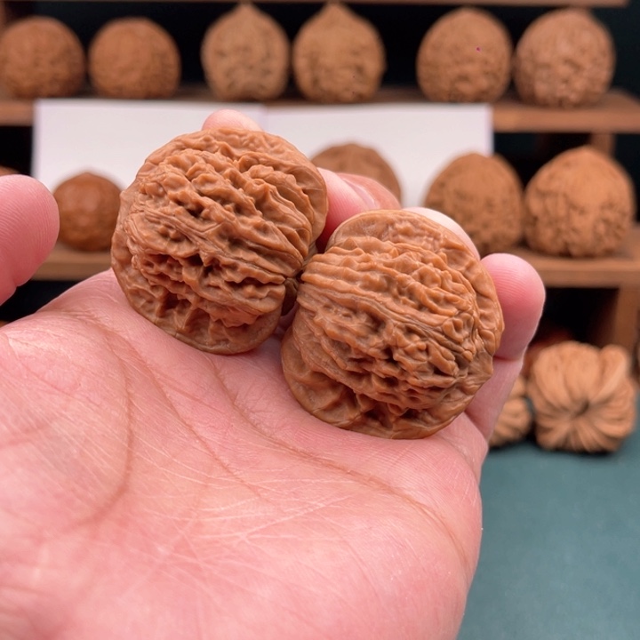 文玩核桃把件文玩核桃平谷四座楼