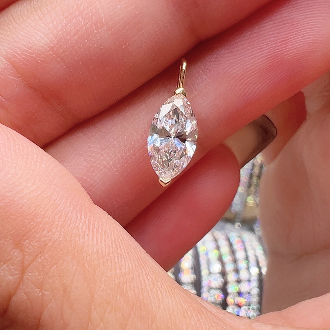 套链实验室培育钻石18K金镶嵌