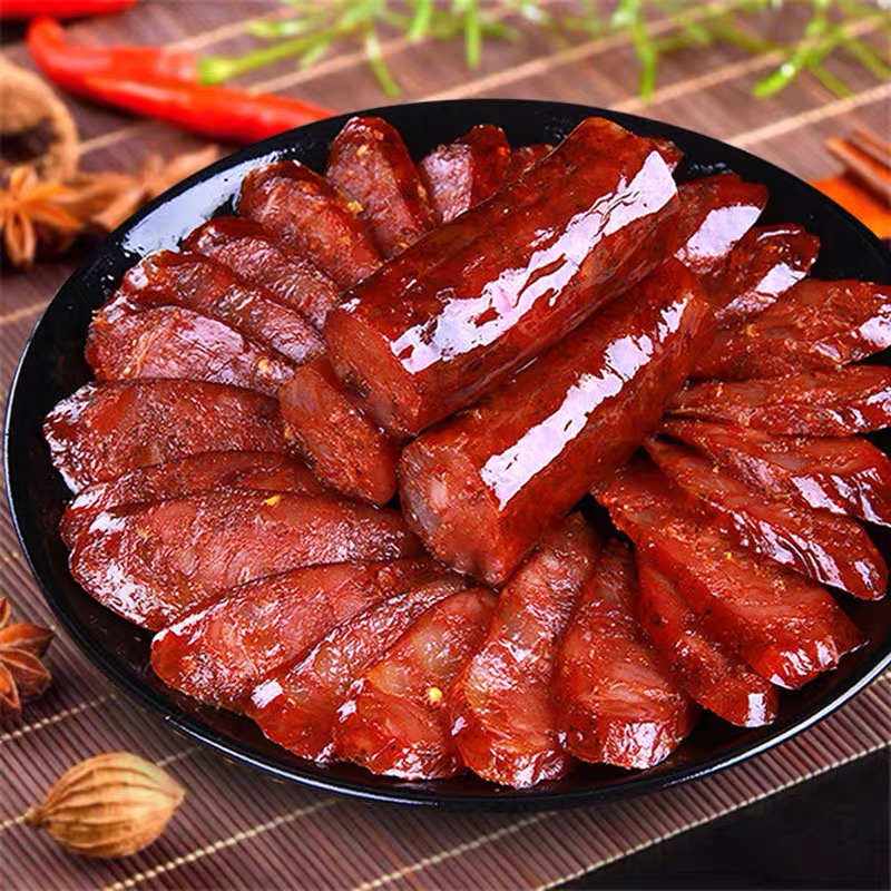 香肠正宗农家特产柴火烟熏纯猪肉灌制开胃下饭