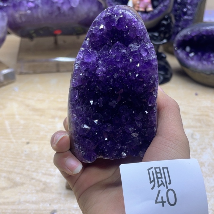 未镶嵌珠宝半成品紫晶