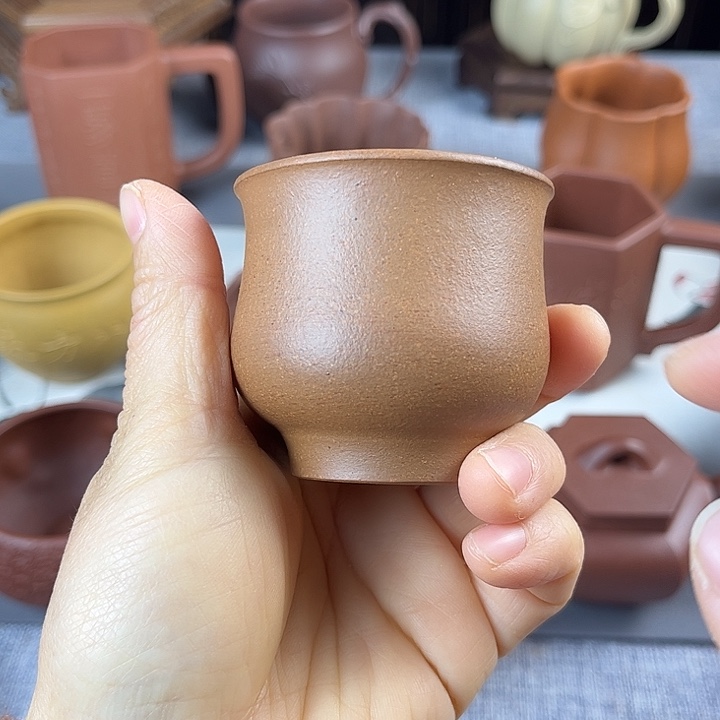 跃***1茶杯紫砂全手工主人杯容量60