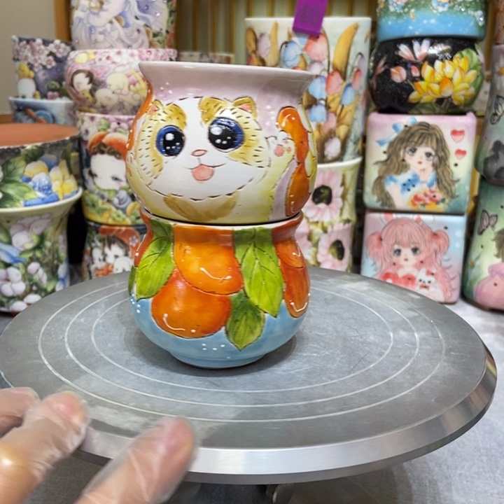 景德镇艺术手绘作品