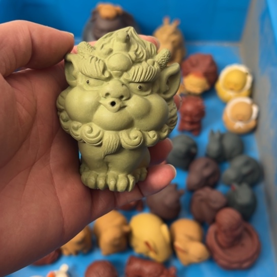 绿色的小柿子茶宠