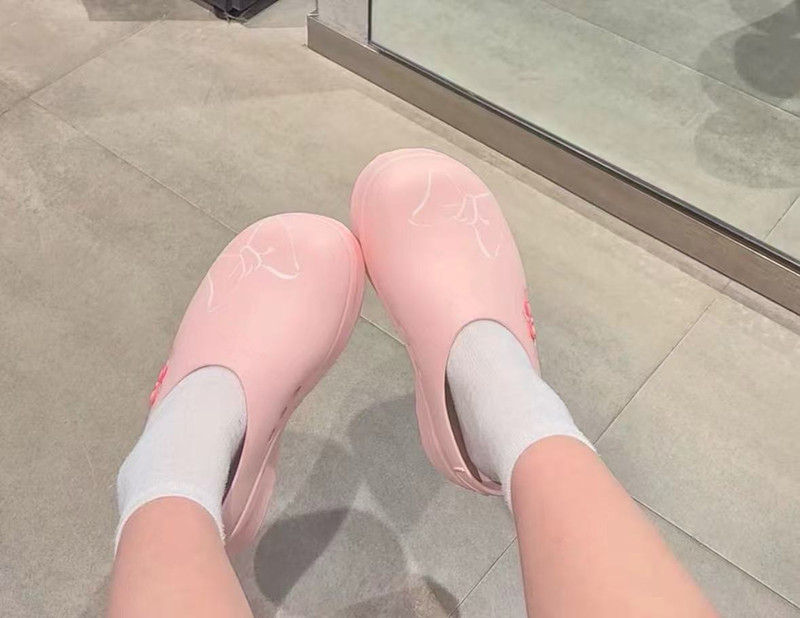 （玛丽款）厚底包头厨师鞋女夏季外穿增高防滑拖鞋女休闲EVA百搭