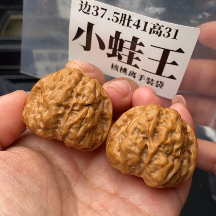 文玩核桃把件37.5小蛙王