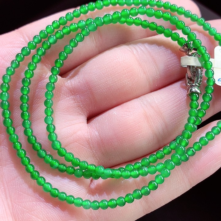 翡翠手链未镶嵌天然翡翠手链未镶嵌