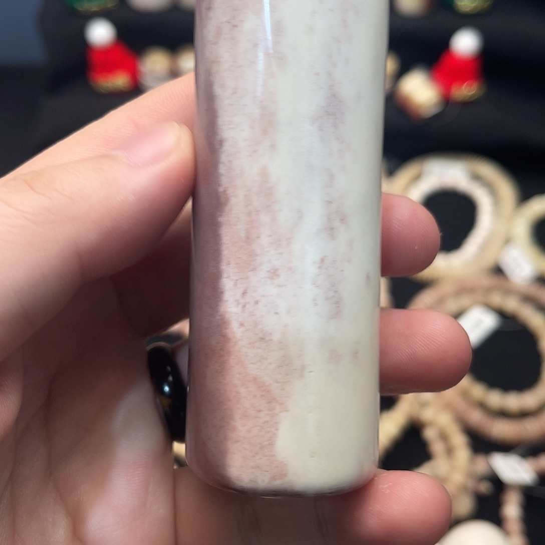 精品驼骨老料手把件