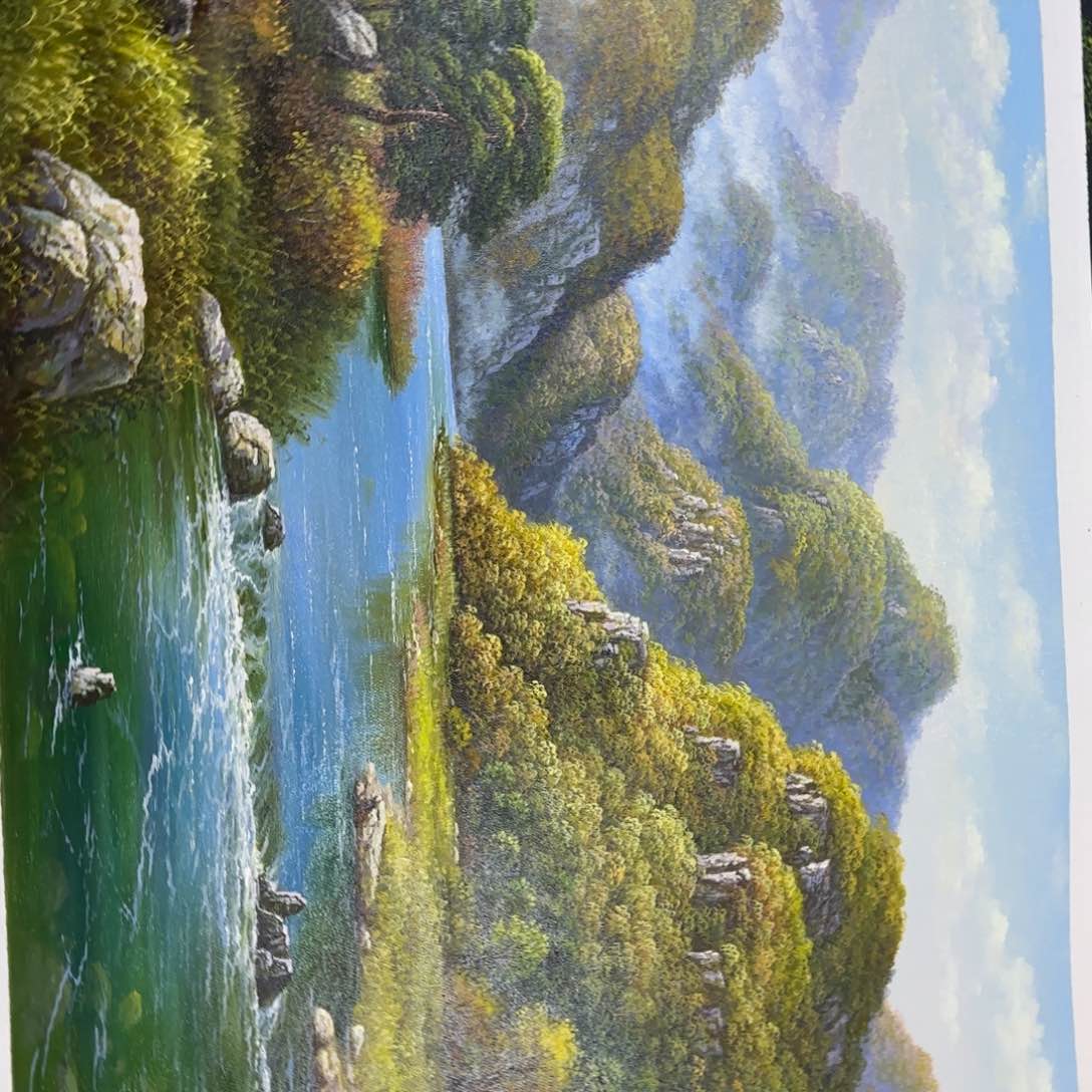 油画七月份的时候我也是个很