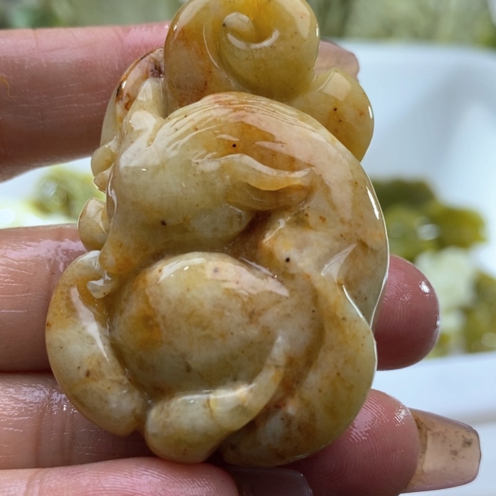 岫玉岫玉吊坠未镶嵌