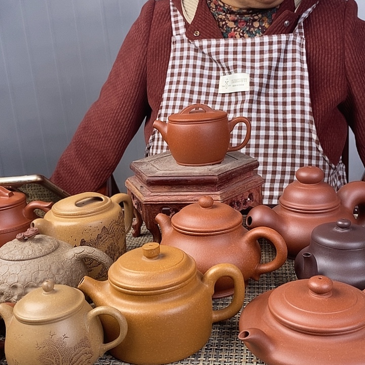 、***゛茶壶紫砂宜兴紫砂壶茶壶老丁山紫砂