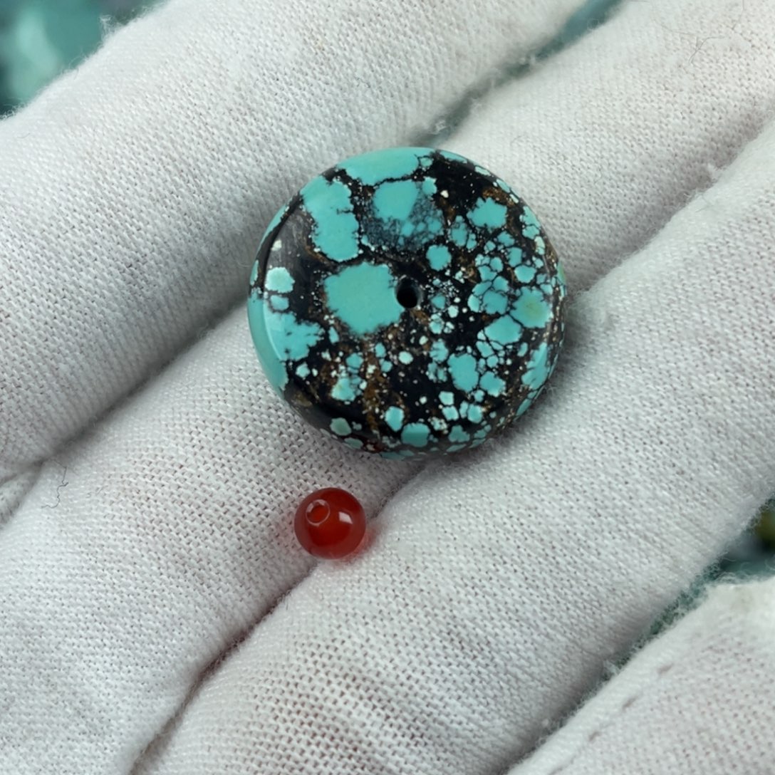 南红玛瑙未镶嵌配饰19.2