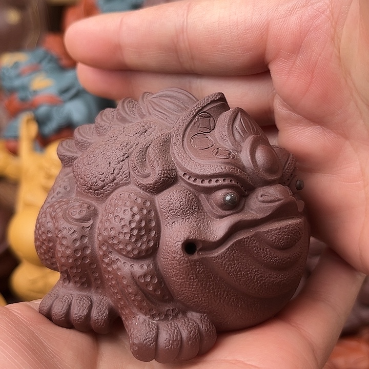 紫砂茶宠车**理紫砂金蟾