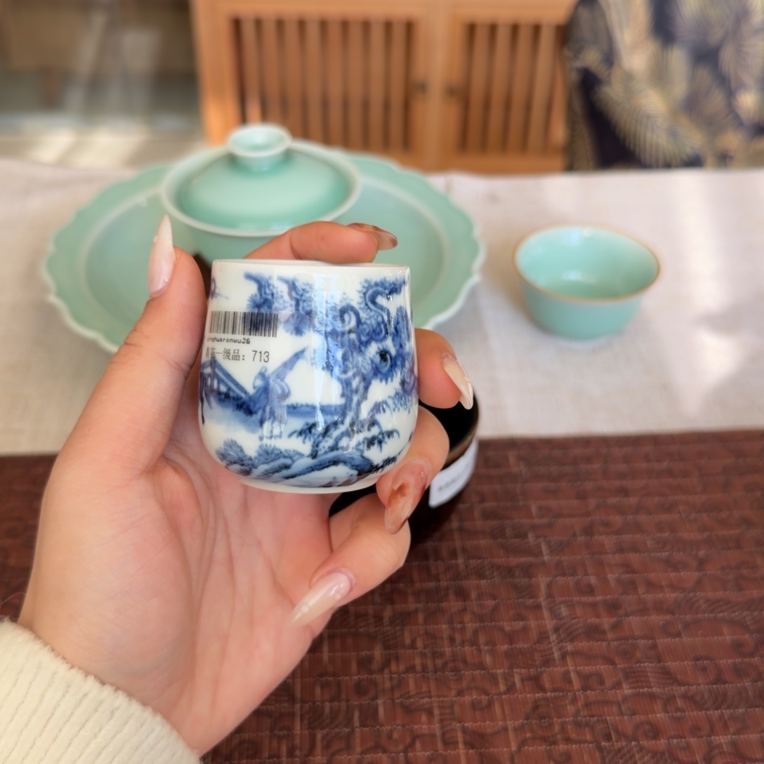 瓷片青花瓷器的制作工艺与工艺一级品