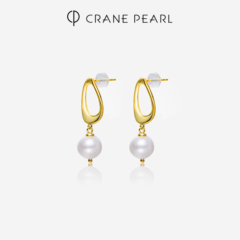 【好物分享】京润珍珠蔻润系列 流金年代S925银淡水珍珠耳环巴洛克