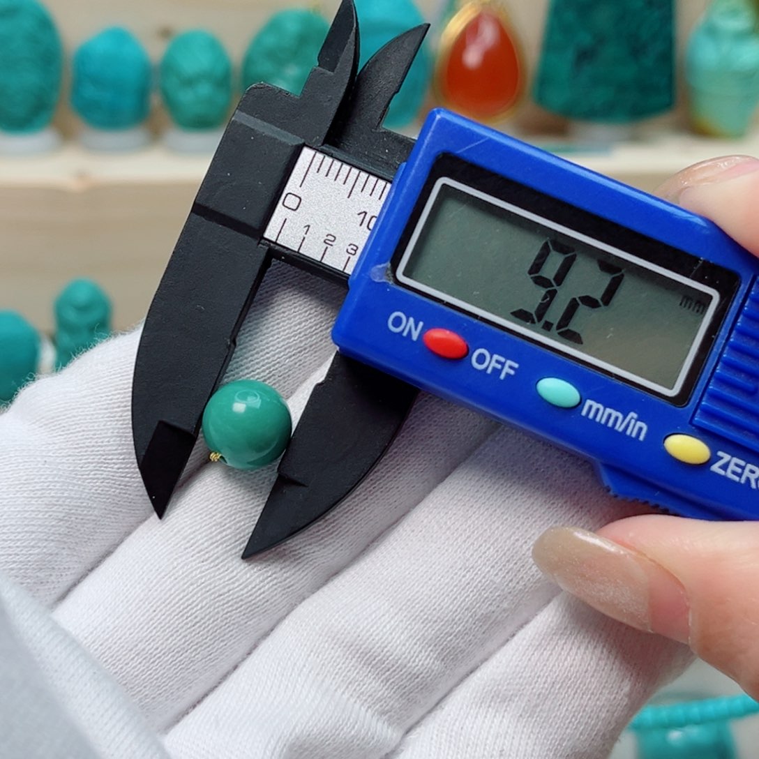 绿松石圆珠未镶嵌