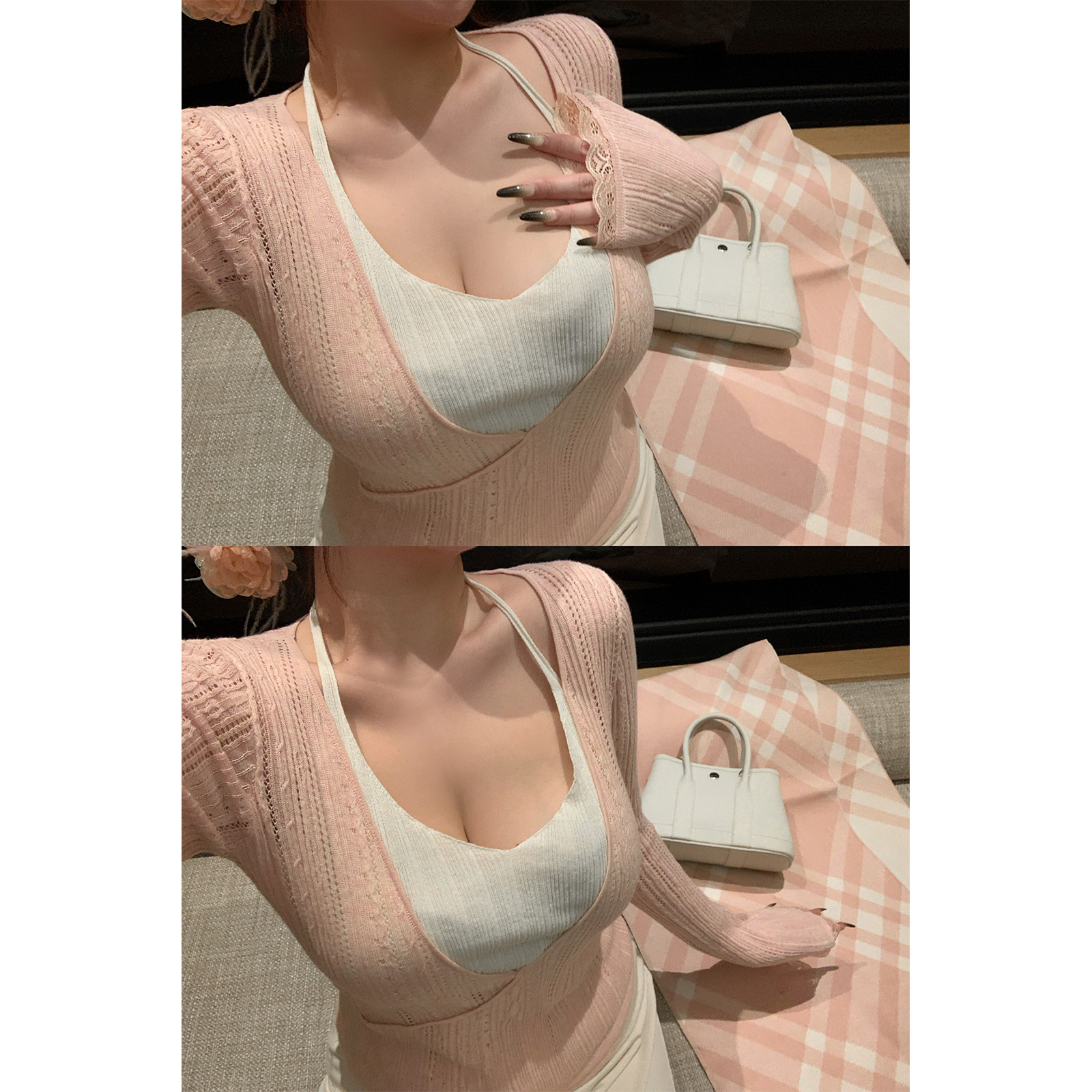 周白子 9/8 20:00 新品【芍药Tee】修身显瘦毛织女上衣ZTTC356