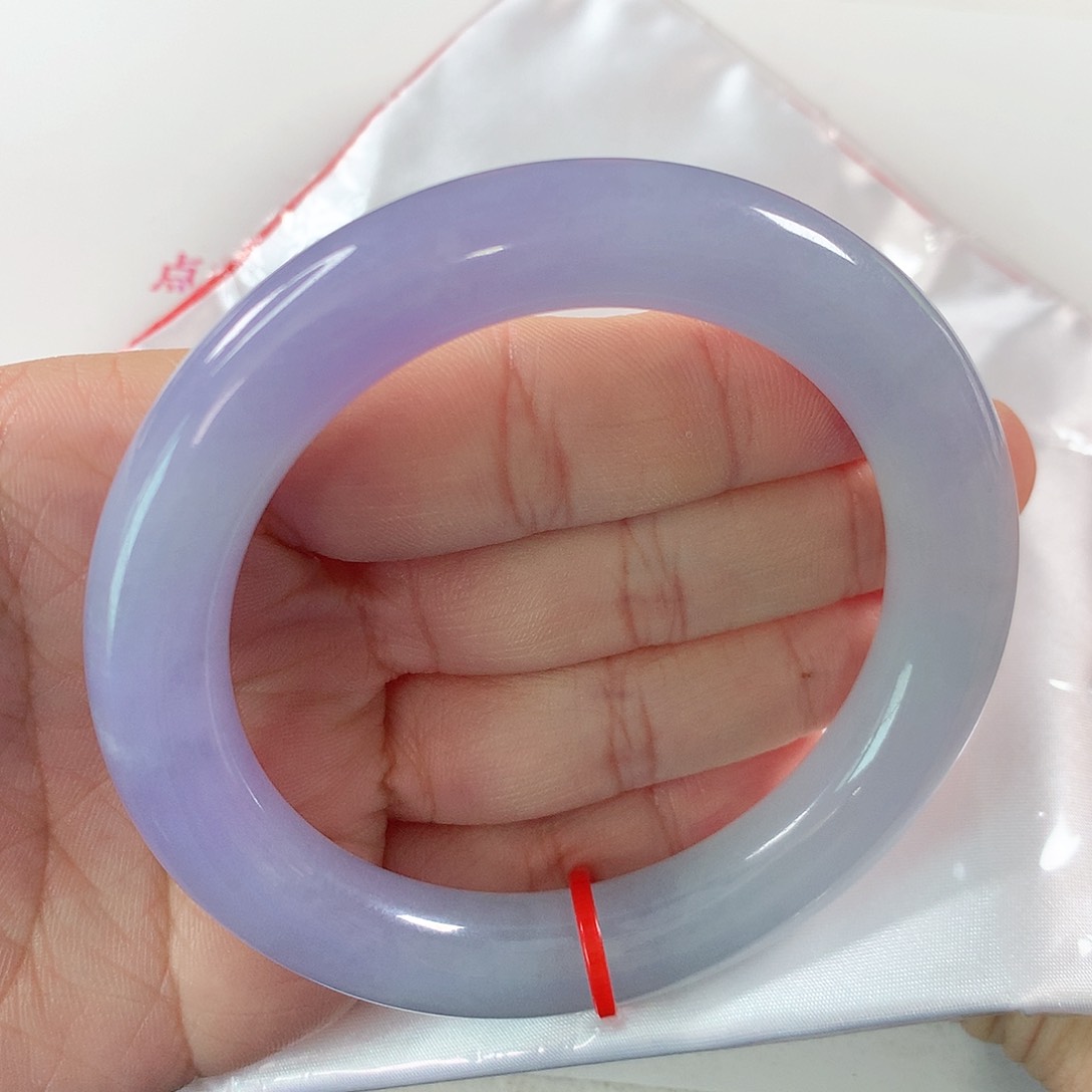 翡翠手镯未镶嵌紫罗兰①③⑤