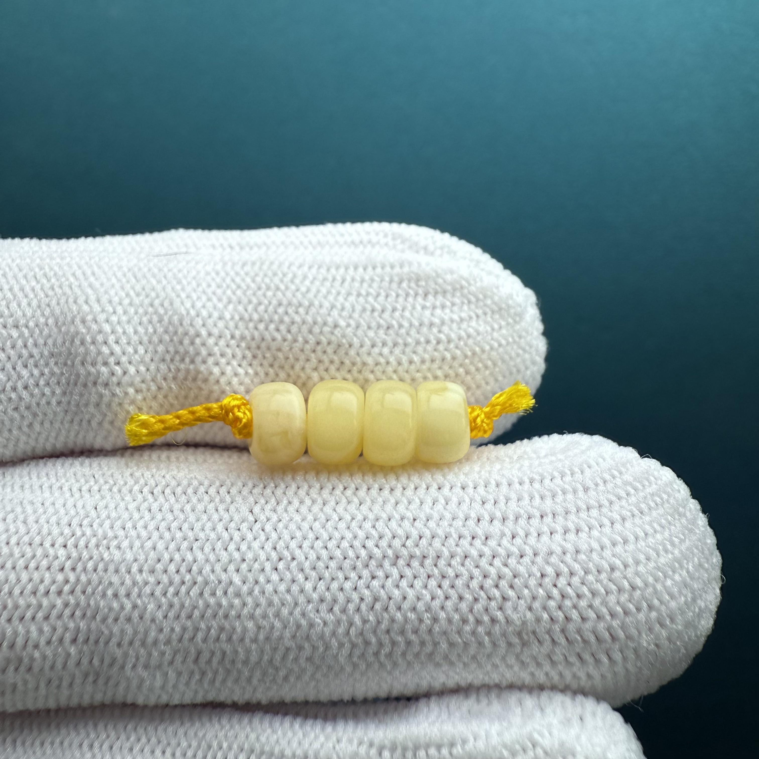 D1705天然蜜蜡 隔珠 6.1mm支持复检