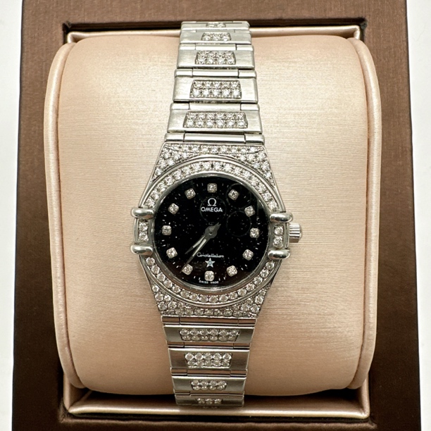 95新 Omega/欧米茄 大欧米茄149-4石英后钻赠表带赠手链