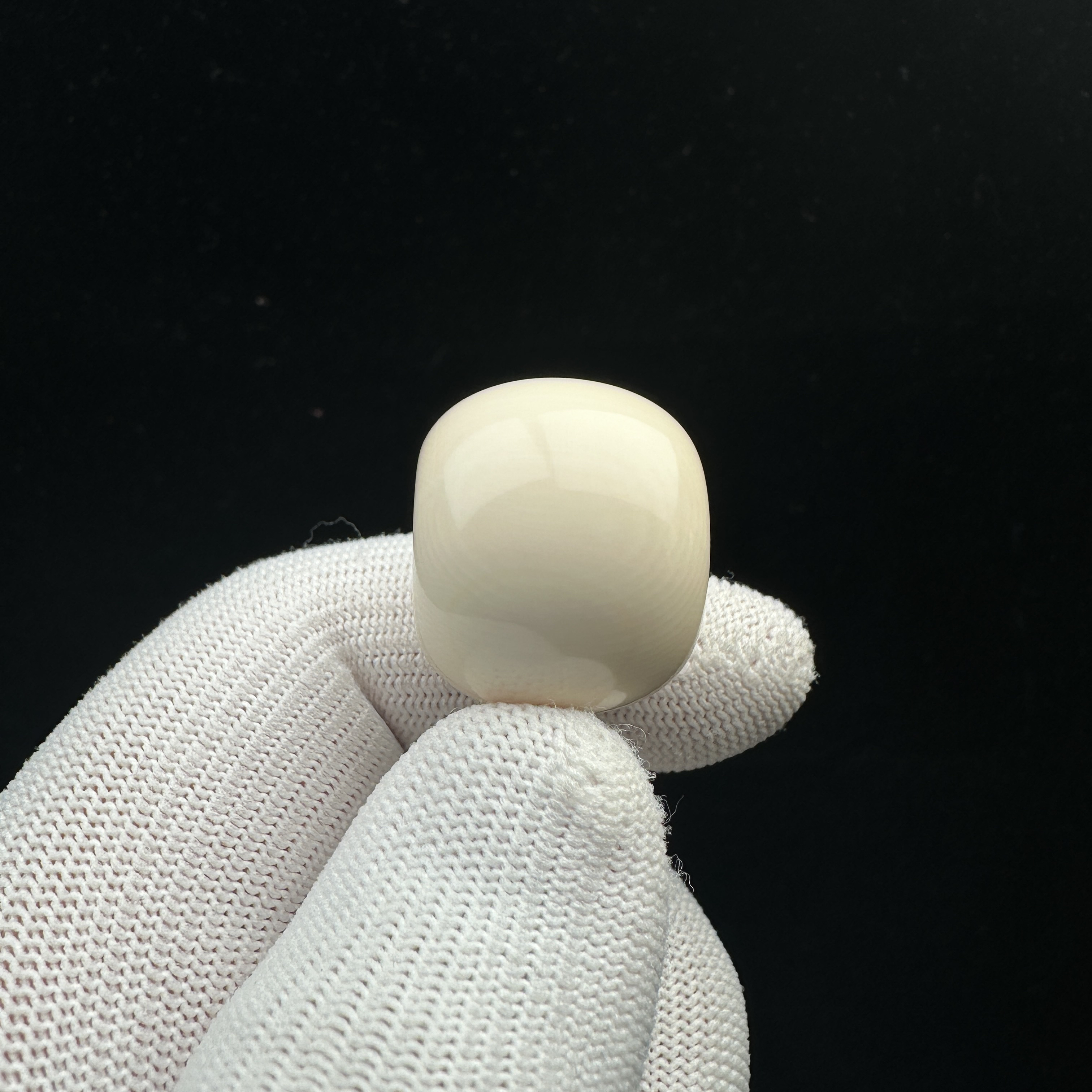 D9071天然猛犸牙 墩子 桶珠24x20mm支持鉴定 假一罚四