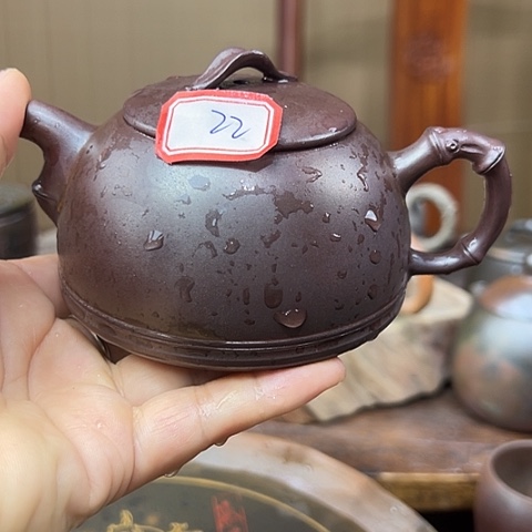 戬谷龙兴坭兴陶柴壶22