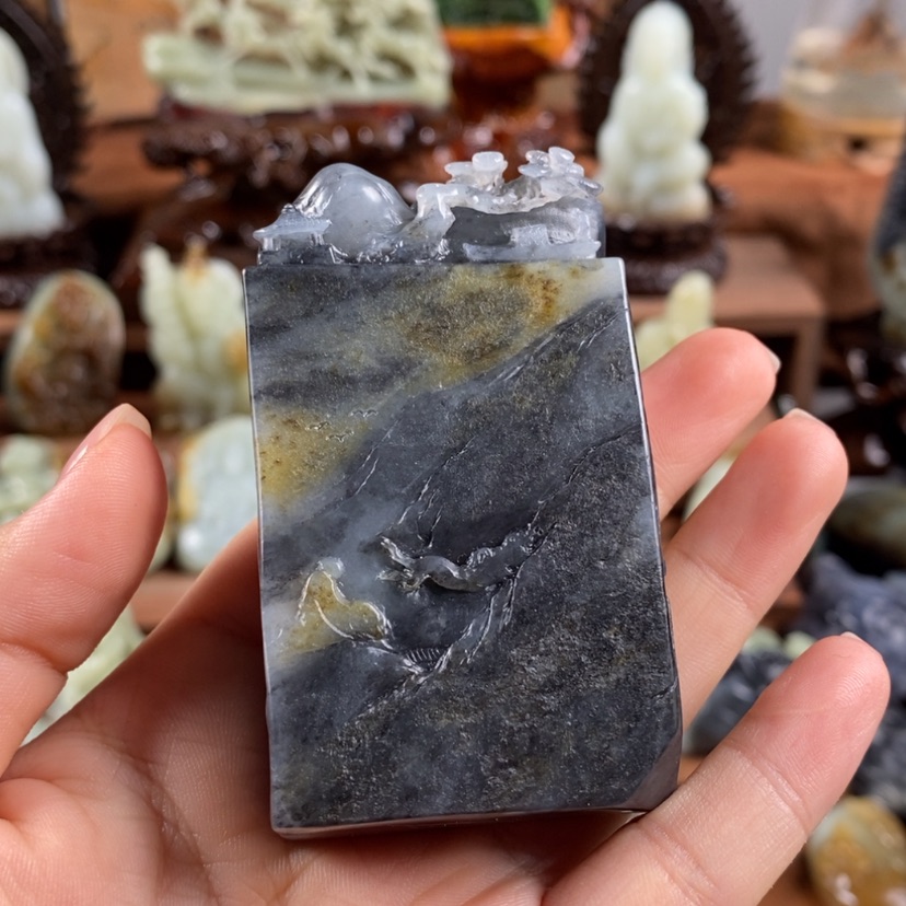 【闪购商品】和田玉未镶嵌把件烟