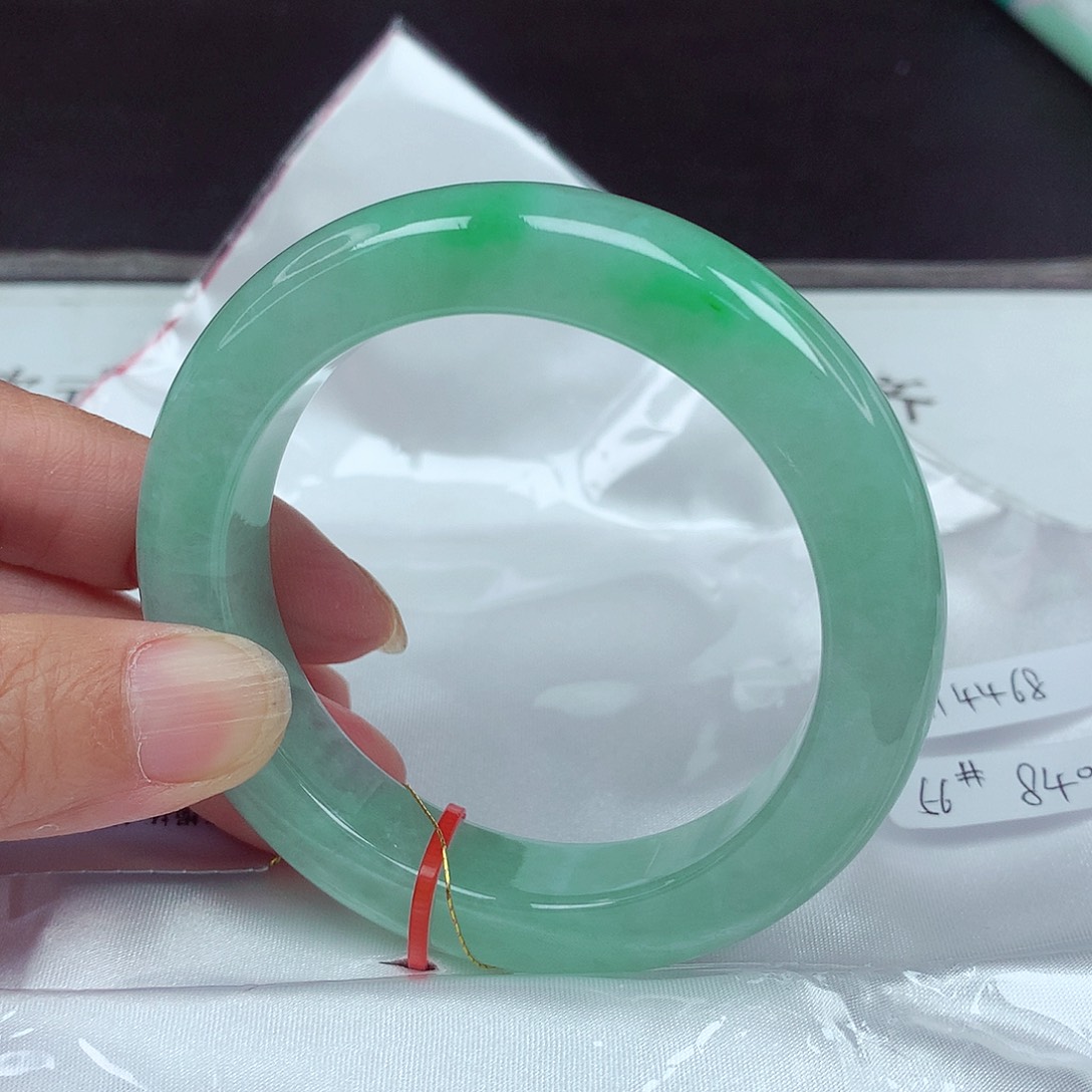未镶嵌手镯翡翠56圈4468