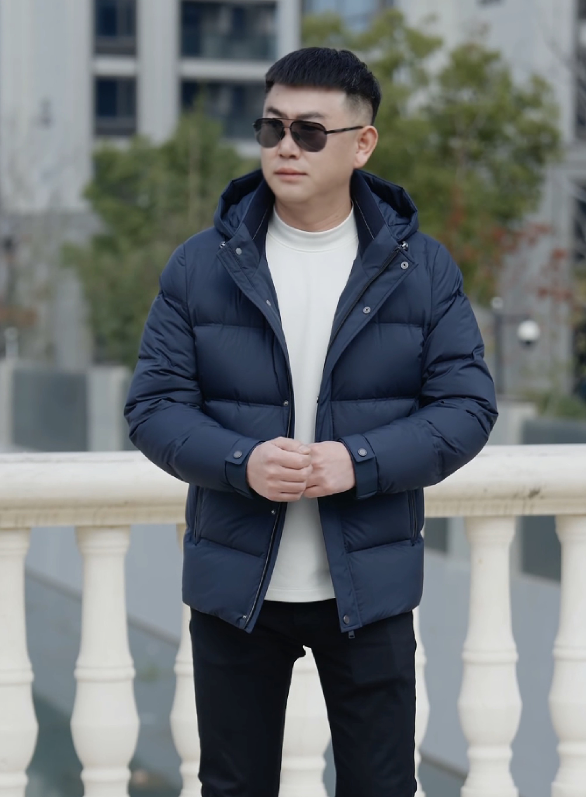 【轻奢甄选鹅绒】男士冬季连帽轻便鹅绒服简约百搭保暖舒适不臃肿65