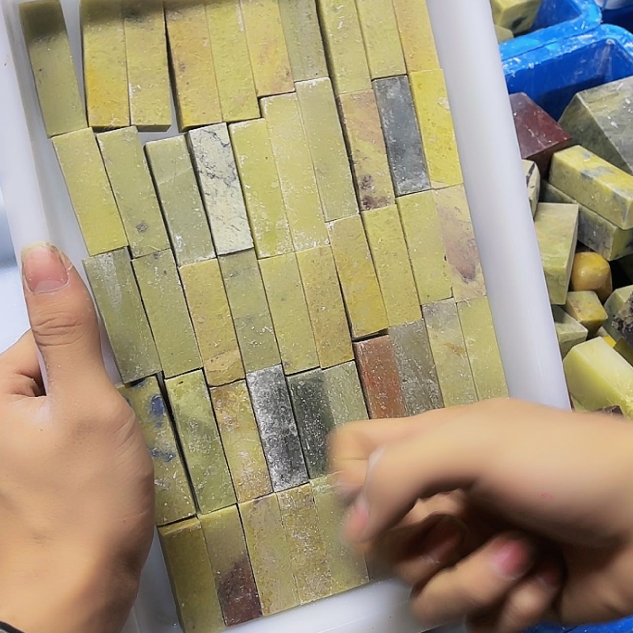 【闪购商品】青田石印石土*儿青田瑕疵编号3