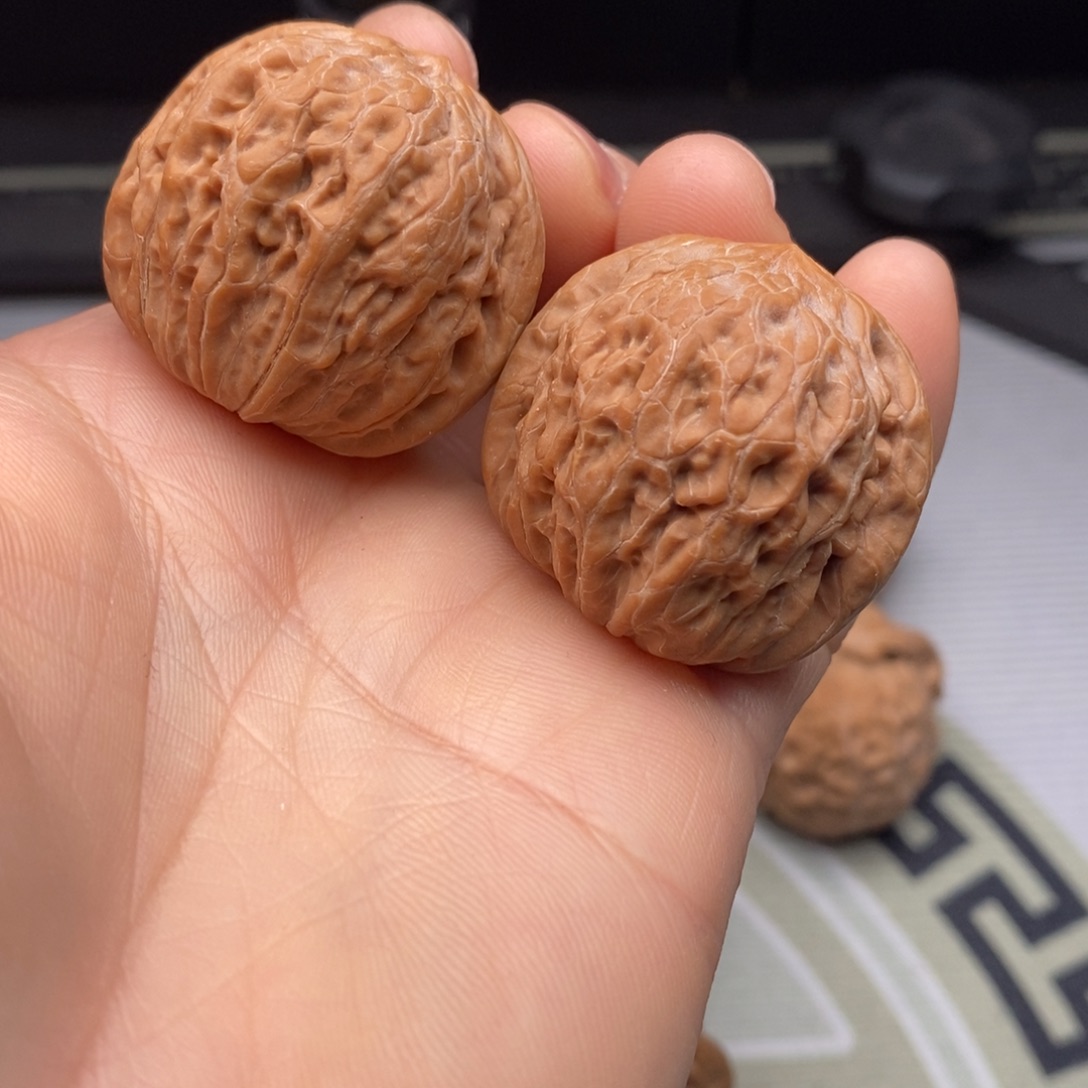 文玩核桃吊坠铁锤35小尺微修