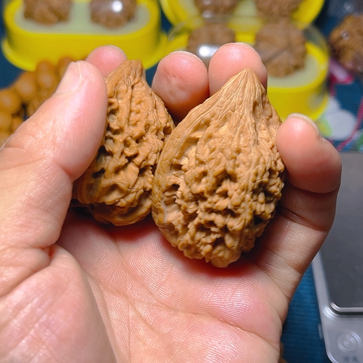 文玩核桃吊坠大沽石