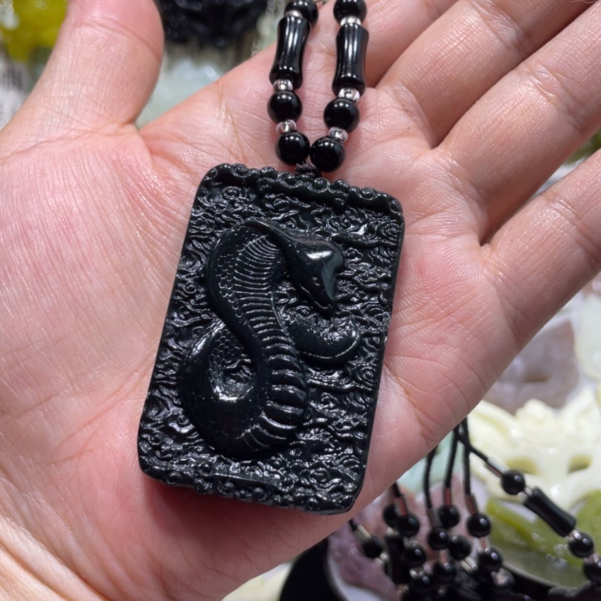 【闪购商品】岫玉颈饰未镶嵌50吊坠