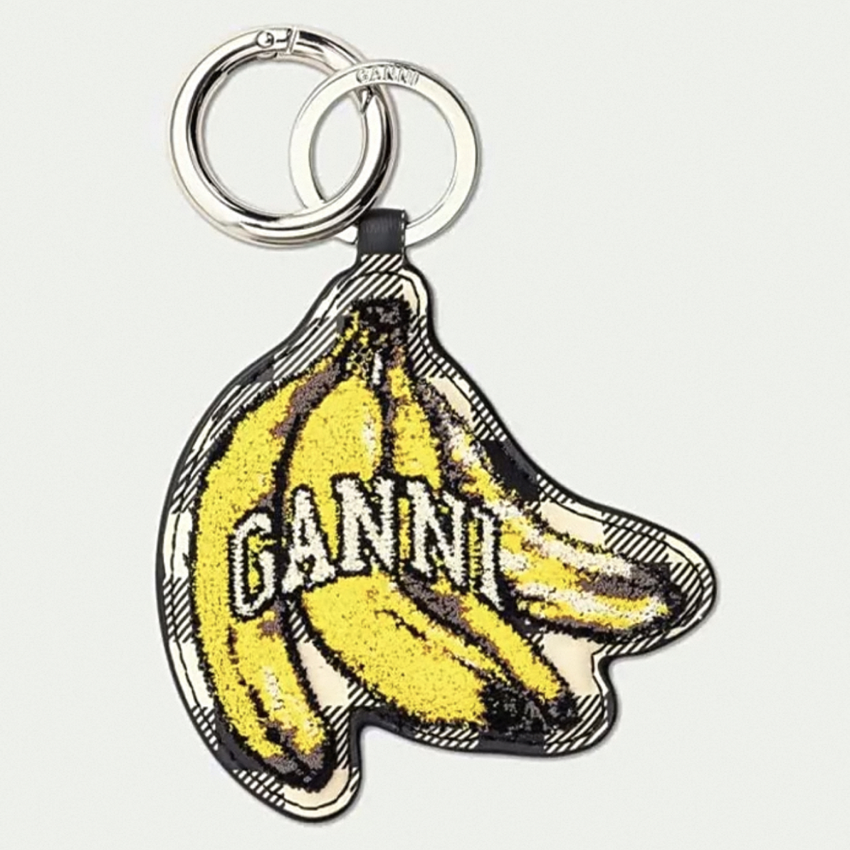 GANNI 25FW 设计师品牌 香蕉钥匙扣 WHATsUP