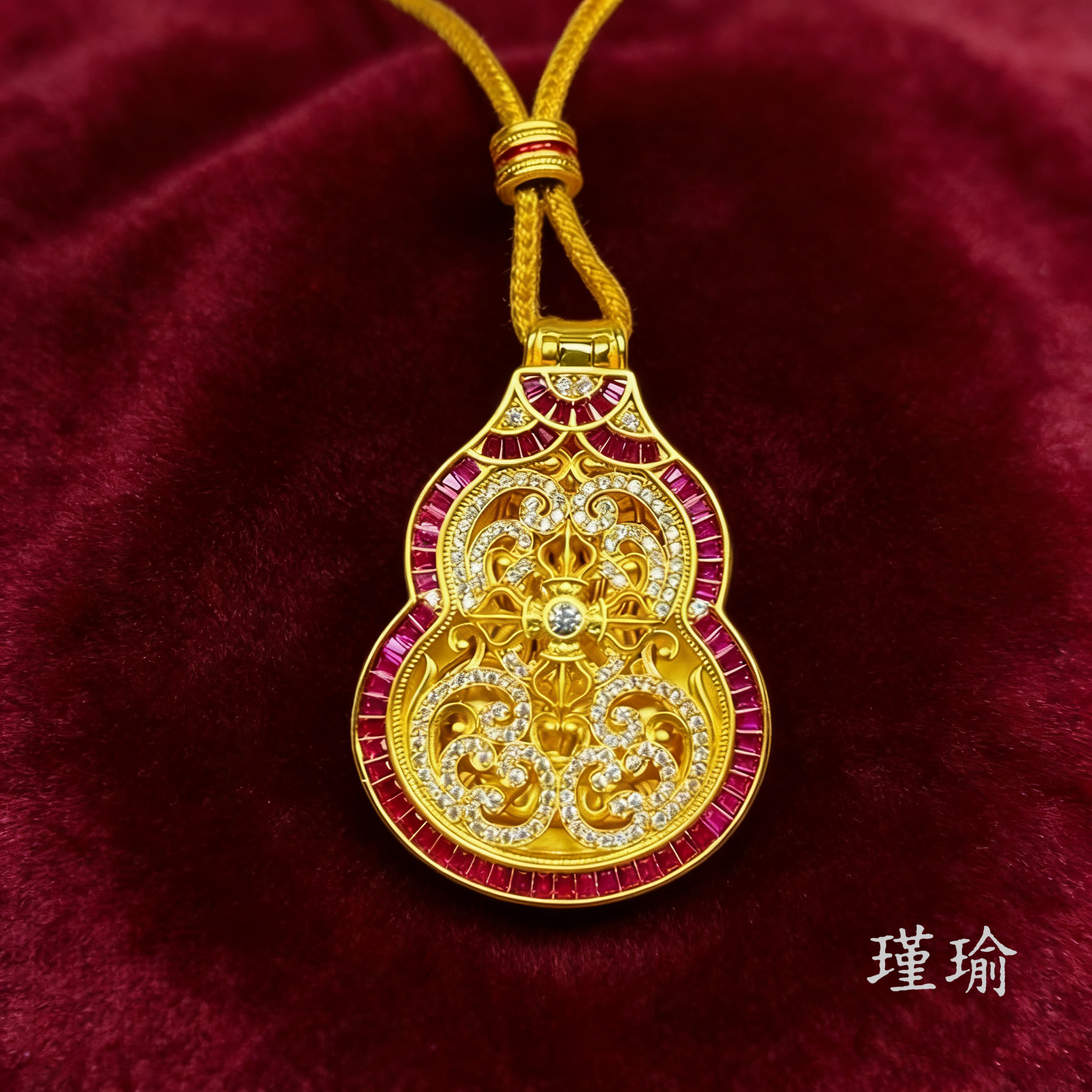 K04983经典黄色葫芦佛公项链多样性发货49863