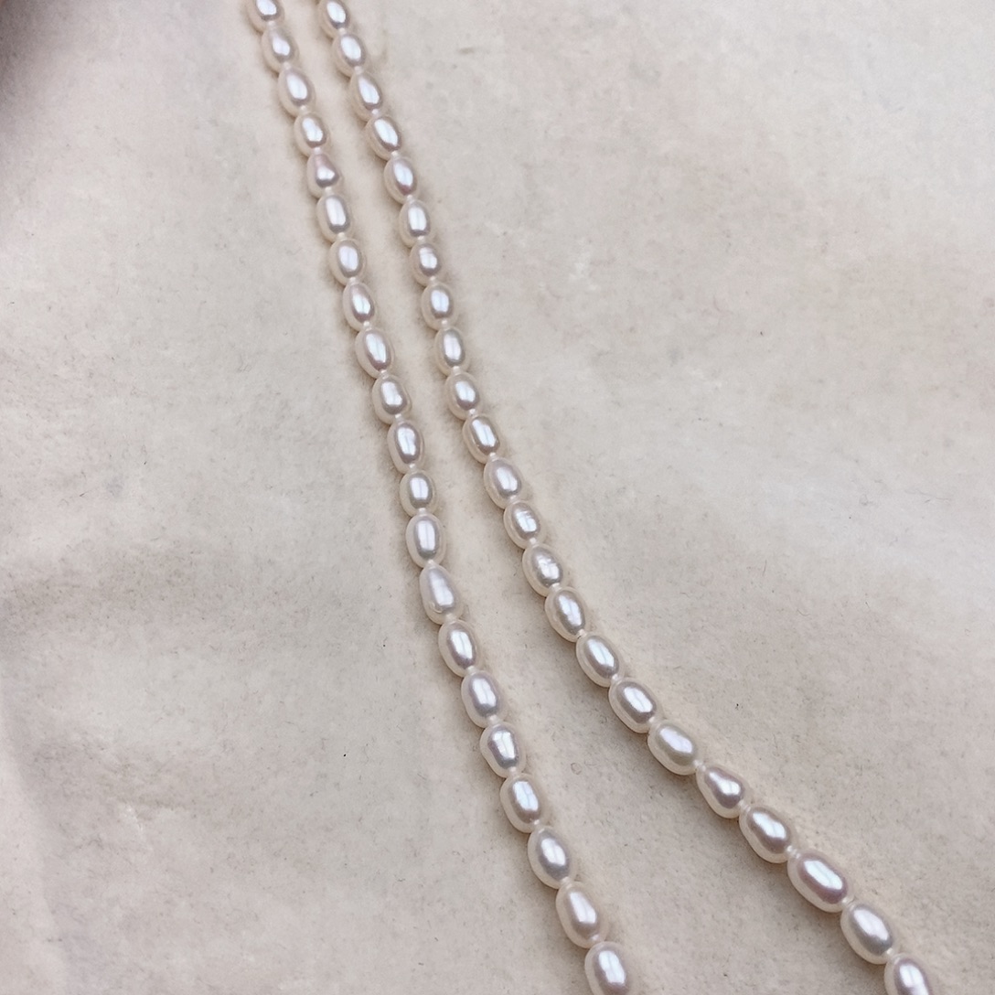 淡水珍珠颈饰银S925镶嵌005