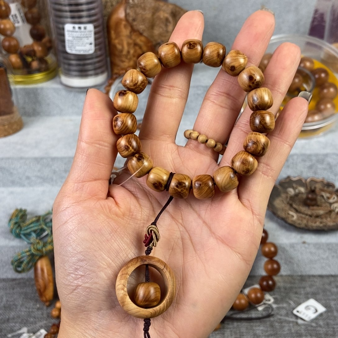 柏木（崖柏）手串/手链北太行高崖陈化瘤疤10/11