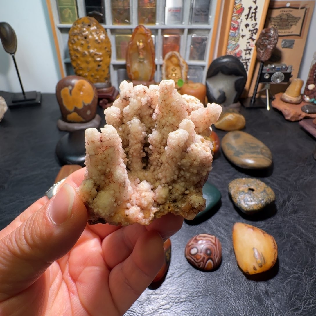 石材马料原石 山料 鱼籽纹